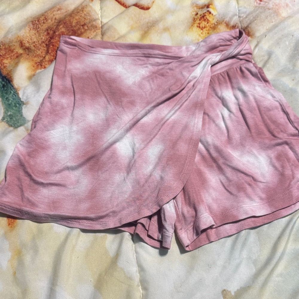 Wonder Nation Pink Tie-Dye Skort